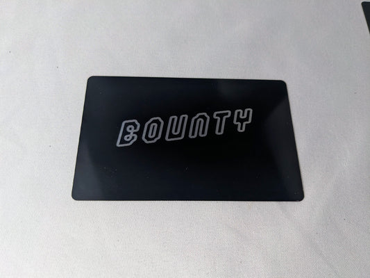 Bounty Calling Card